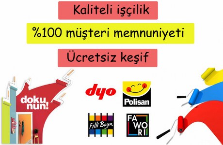 Boya Badana ve Dis Cephe Montalama Tadilat Islerimizde Kullandığımız Markalar